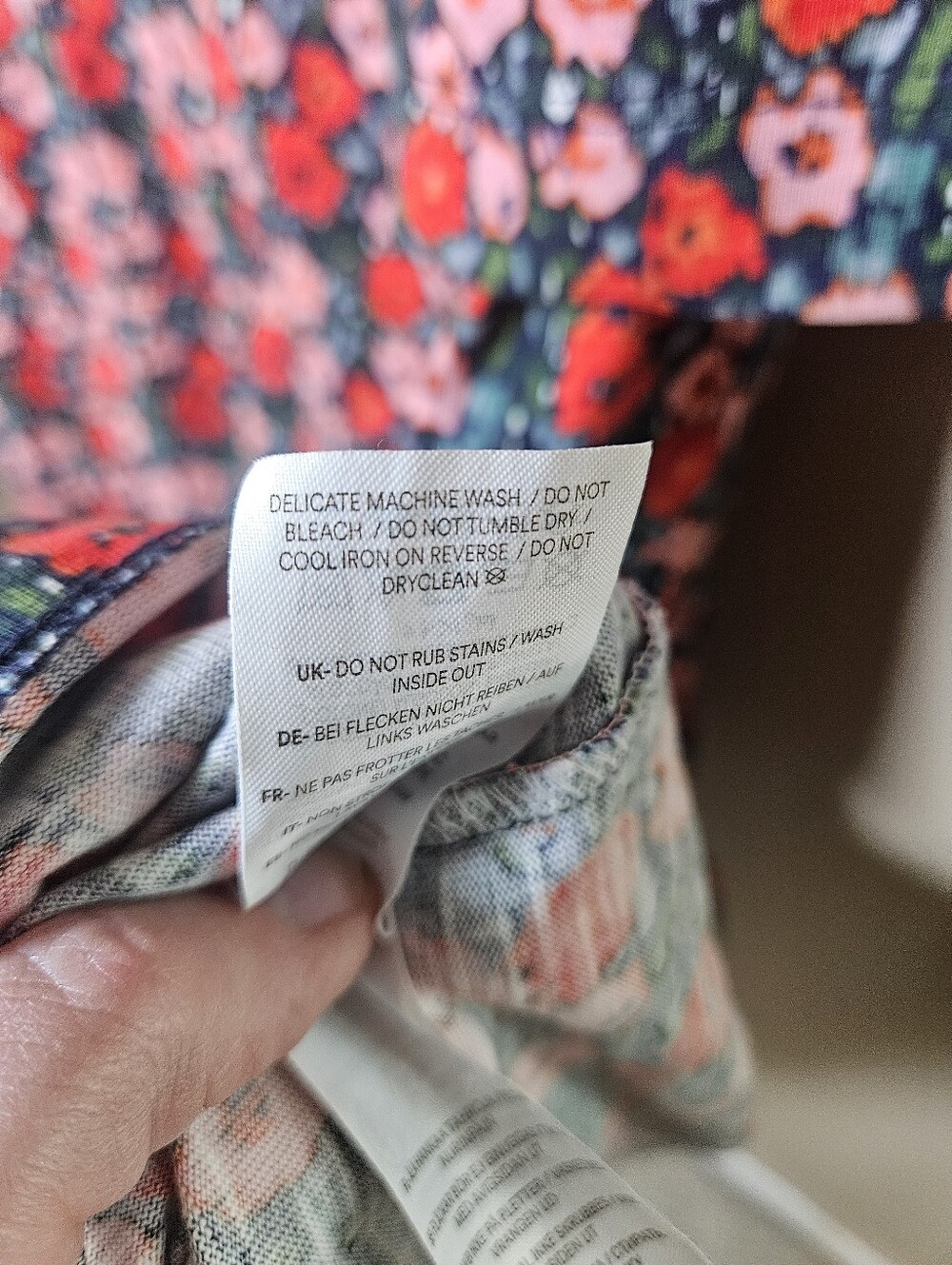 Boden Floral Sheath Cotton Midi Dress 16/18R XL Pockets Stretch Spring Summer - Picture 12 of 13